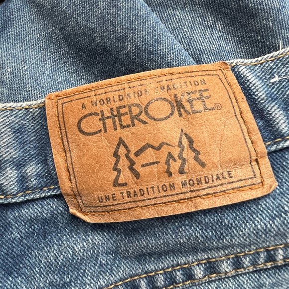 Vintage High Rise Straight Leg Jeans Relaxed Boyfriend Full Length Denim 90s Dad - Picture 7 of 8